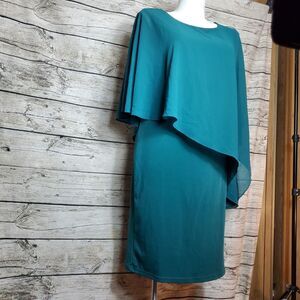 Hanna Nicole  beautiful midi dress  blue Size 16W NWT